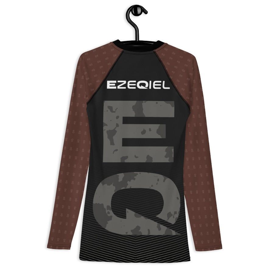 Stylish Rash Guard | Brown Belt Rash Guard | Ezeqiel