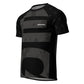 Competição black belt short sleeves rash guard front