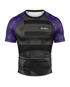 Rashguard compétition manches courtes ceinture violette