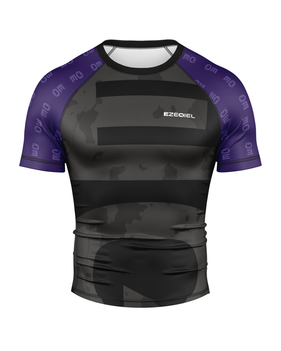 Rashguard compétition manches courtes ceinture violette
